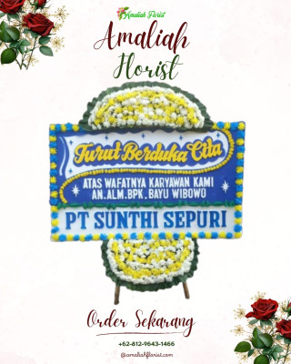 Papan Bunga Duka di Keturen