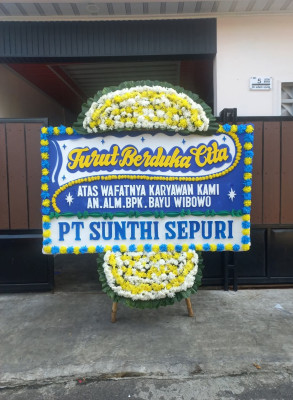 Papan Bunga Duka di Keturen